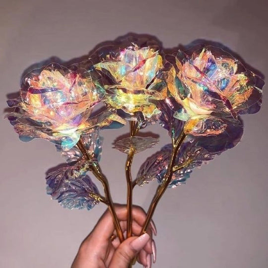Kleurrijke Galaxy Rose met liefde