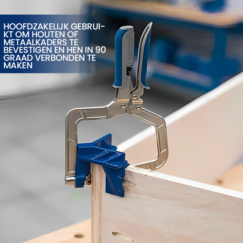 Houtbewerkingsgereedschap - Metalen haakse clip van 90 graden