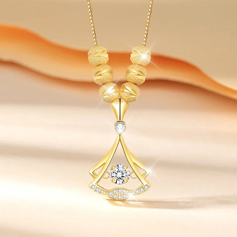 Slimme ginkgo blad ketting