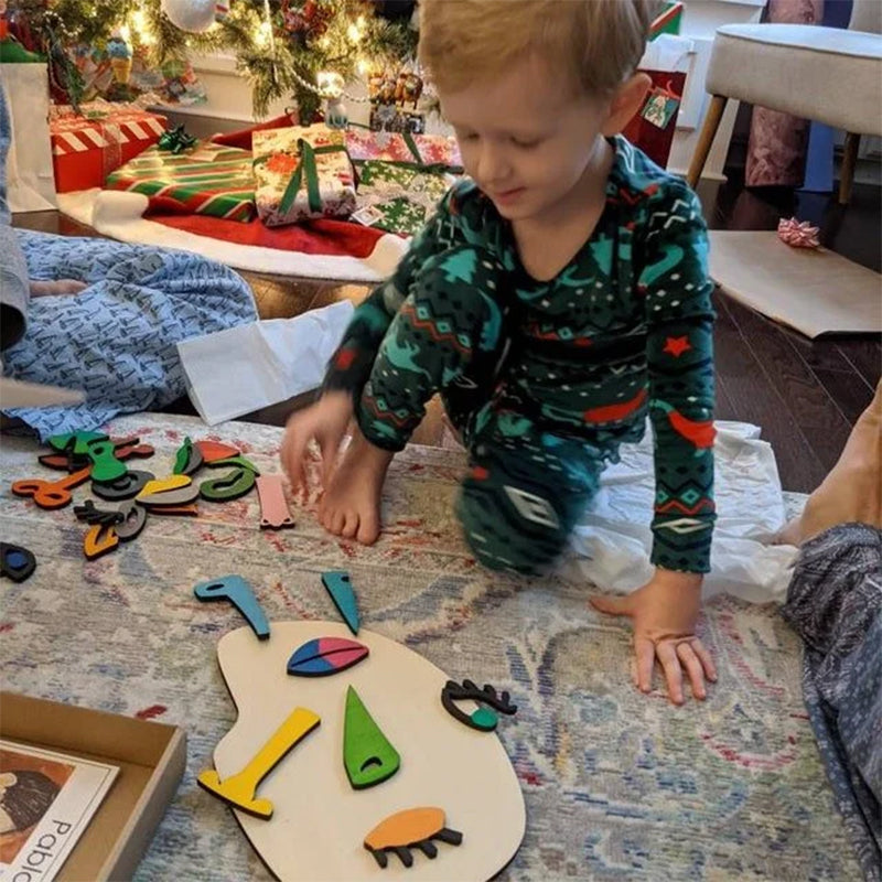 Houten Montessori Puzzels-Beste cadeau voor uw kind