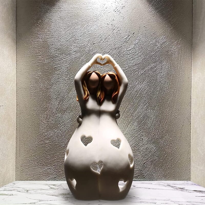 Hars kandelaar standbeeld