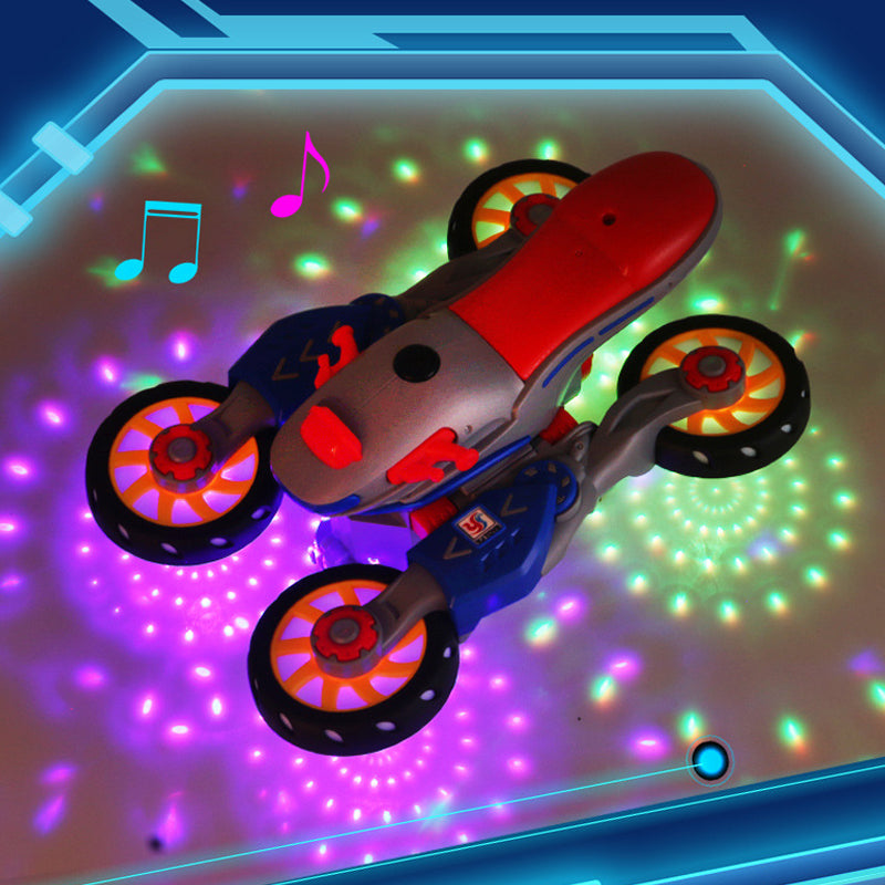 Nieuwe elektrische licht- en muziekvervormingsmotorfiets