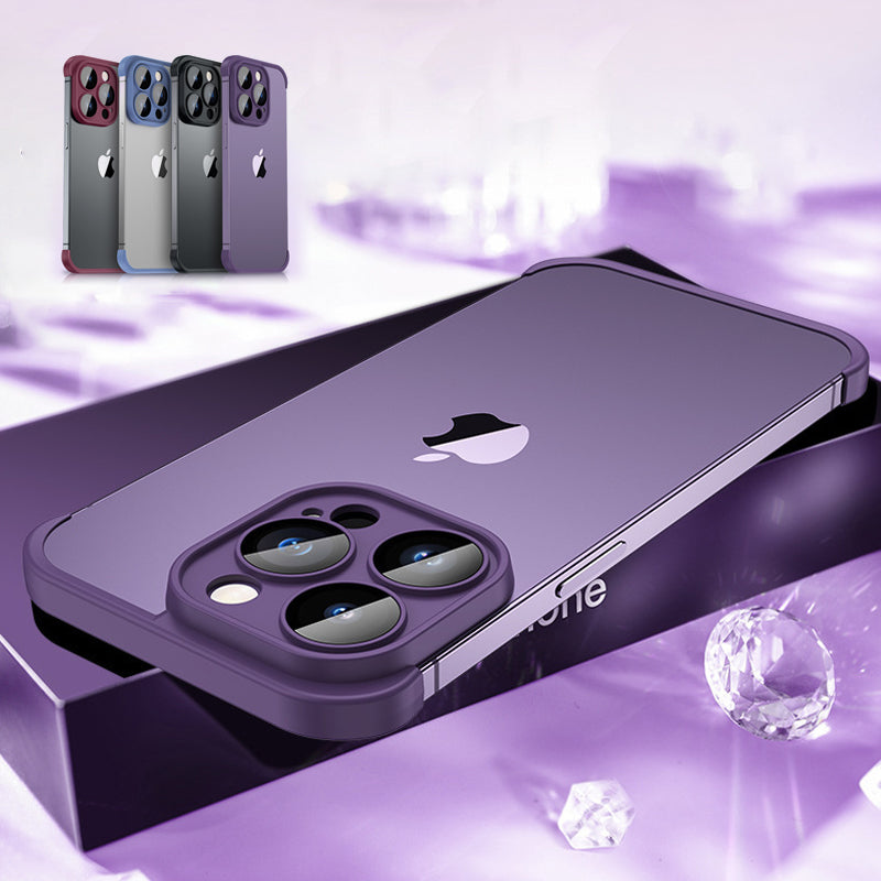 Apple-hoes met glazen lensfilm en hoekkussens