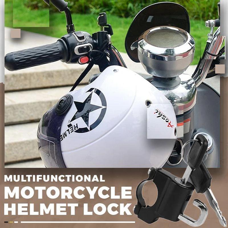 Multifunctioneel motorhelmslot