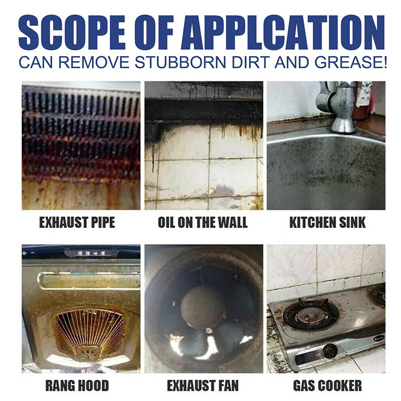 Schuimende reiniger voor zware olievlekken