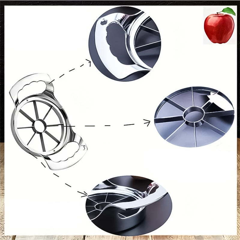 Appelboor en snijmachine