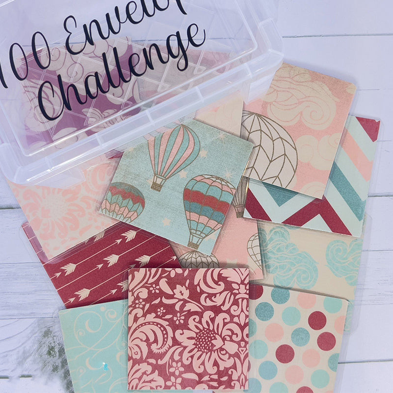 Uitdagingsboxset met 100 enveloppen