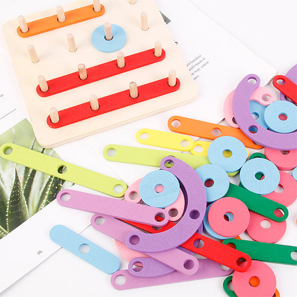 Multifunctioneel Montessori Pijler Collage Speelgoed