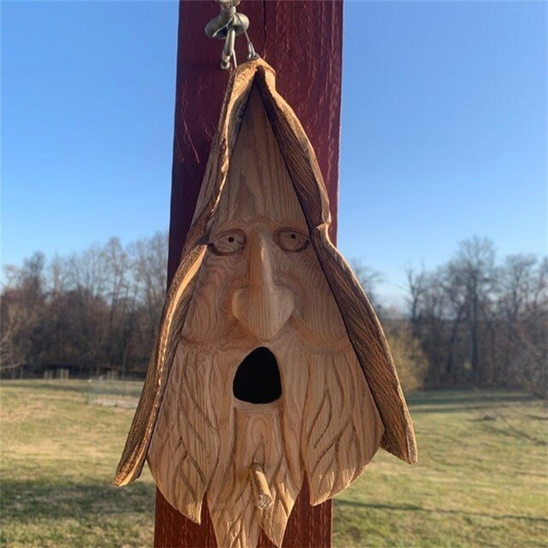 Handgemaakt Happy spirit vogelhuisje