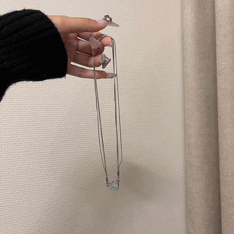 Magnetische liefde patchwork ketting