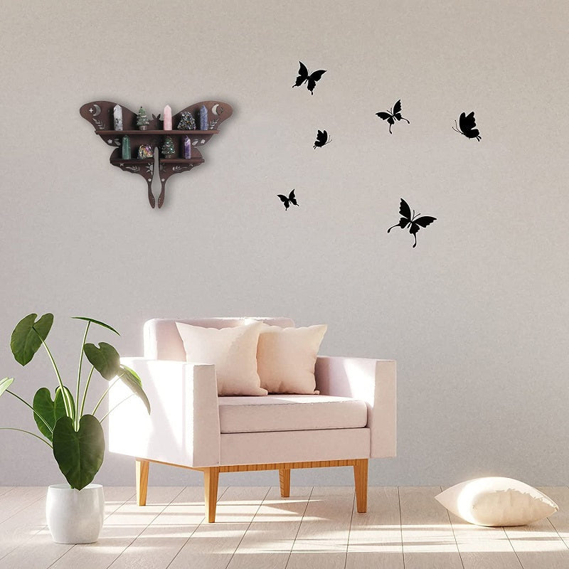 Luna Moth Plank met lamp