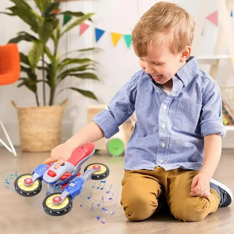 Nieuwe elektrische licht- en muziekvervormingsmotorfiets