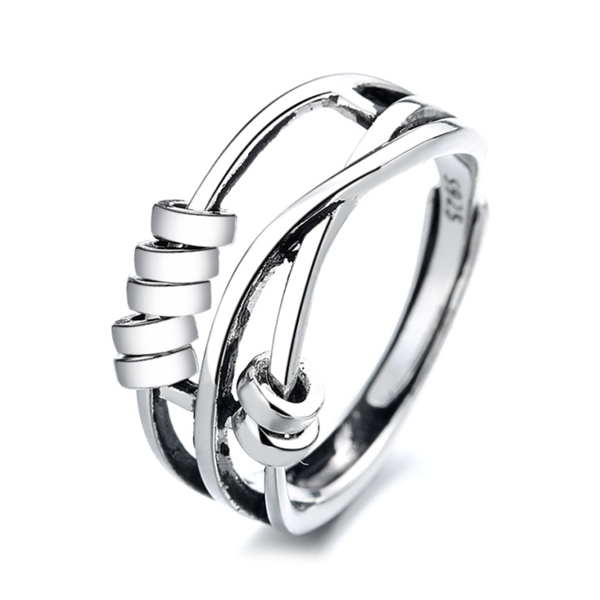 Lichte luxe transfer kralen ring