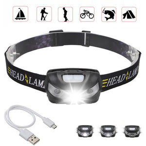 USB oplaadbare heldere koplamp