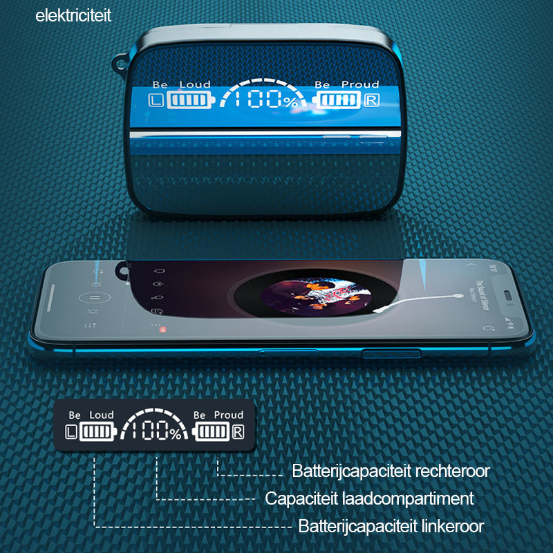 Draadloze hoofd telefoon M9 Mirror HD