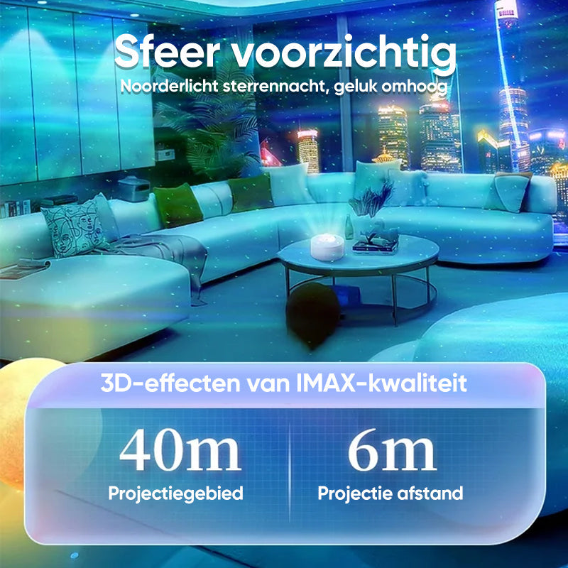 Automatisch licht van de sterrenhemel