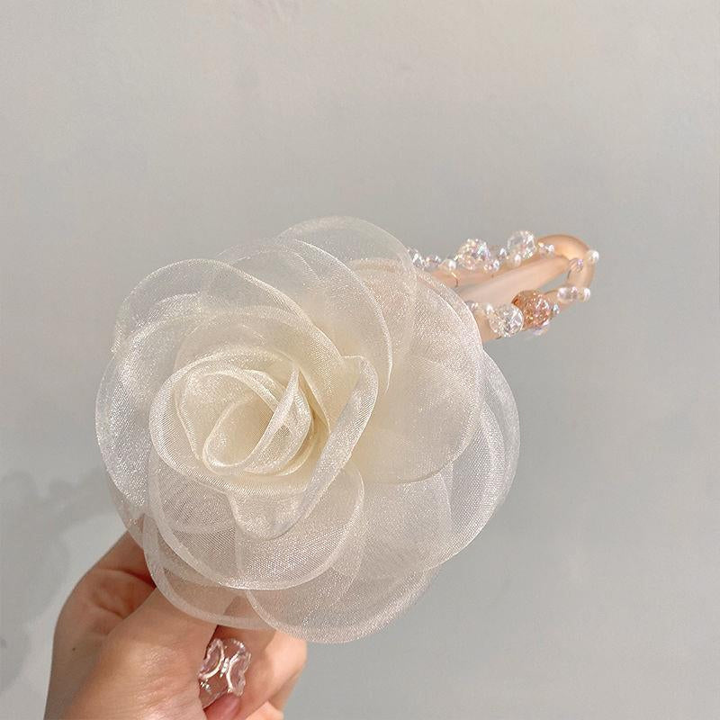 Elegante bloem haarclip