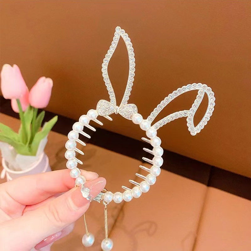 Elegante paardenstaart haarknoop