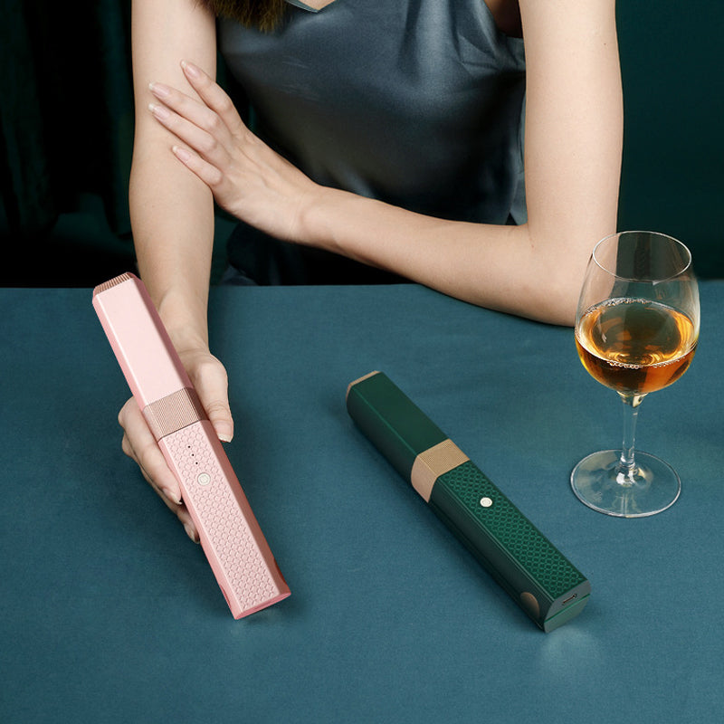 Draagbare krultang met draadloos opladen via USB