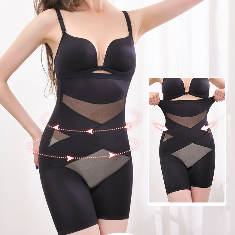 Nieuwe Cross Compressie Abs & Bil vormer met hoge taille