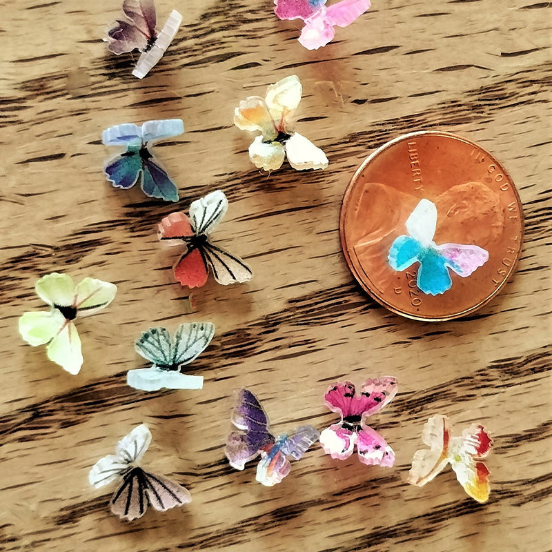 Micro miniatuur vlinders