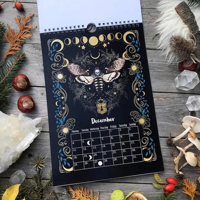 2023 Dark Forest Lunar Kalender Mysterieuze Dieren Kalender