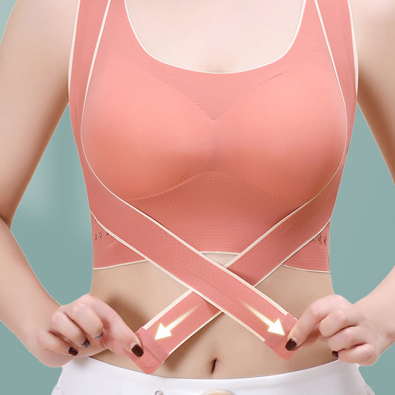 Vest-bh met knopen aan de voorkant