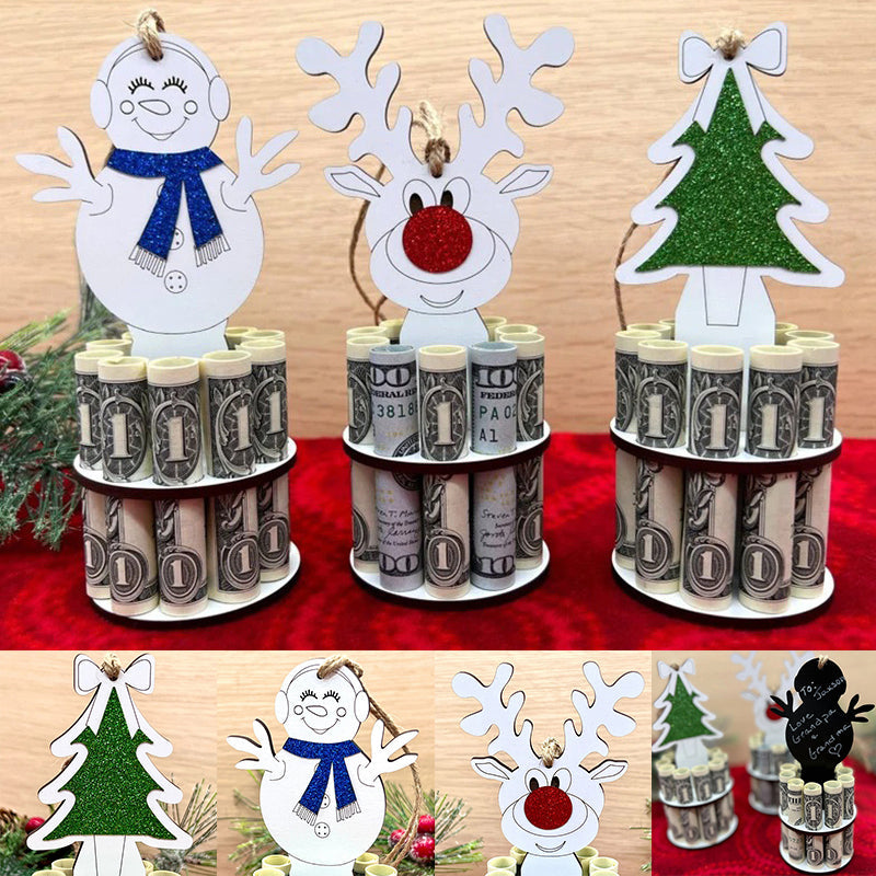 Unieke kerstgeldhouder