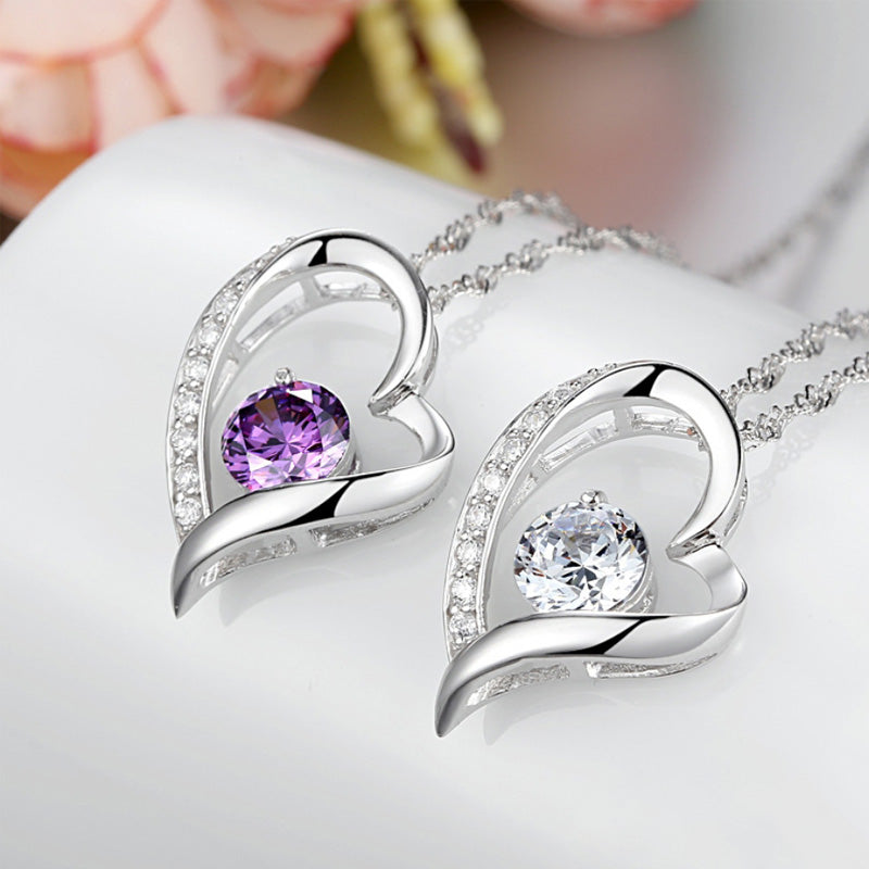 Ketting met kristallen hart