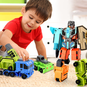 Speelgoedvervorming Nummer Transform Robot