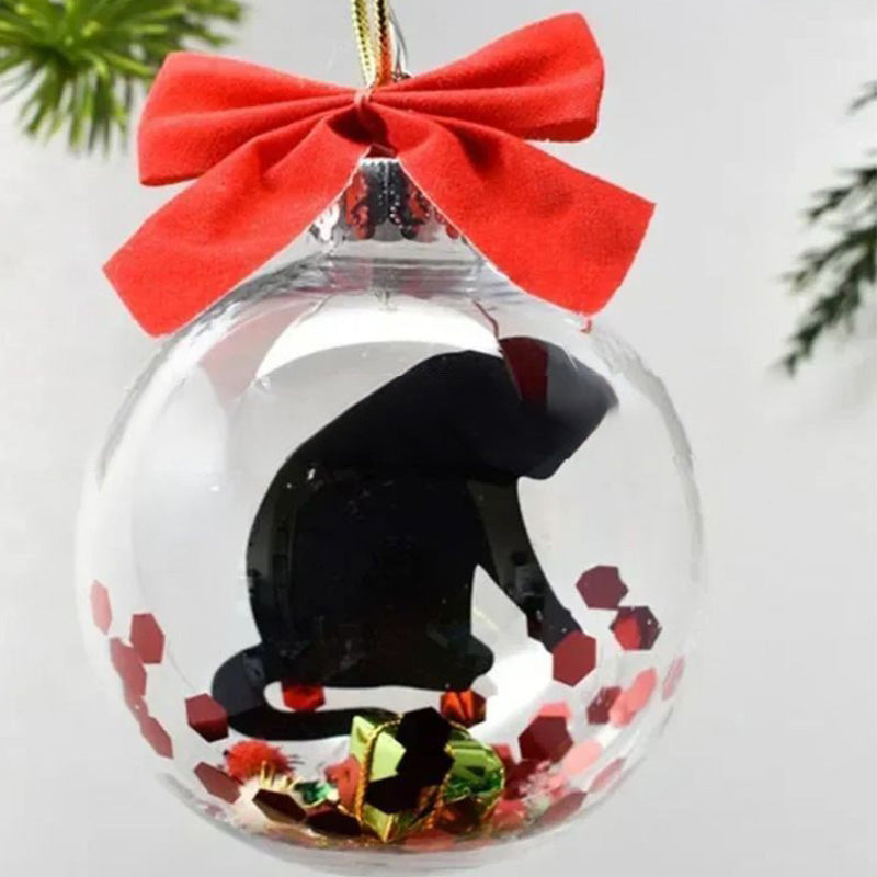 Kerstboom decoratie transparante bal