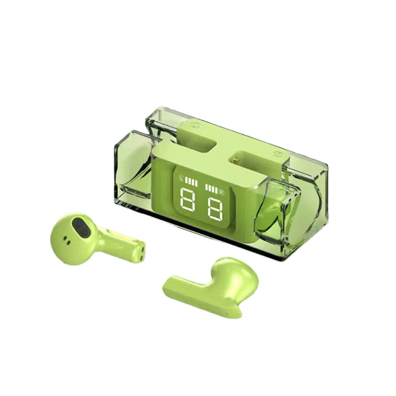 Draadloze oordopjes met transparant hoesje