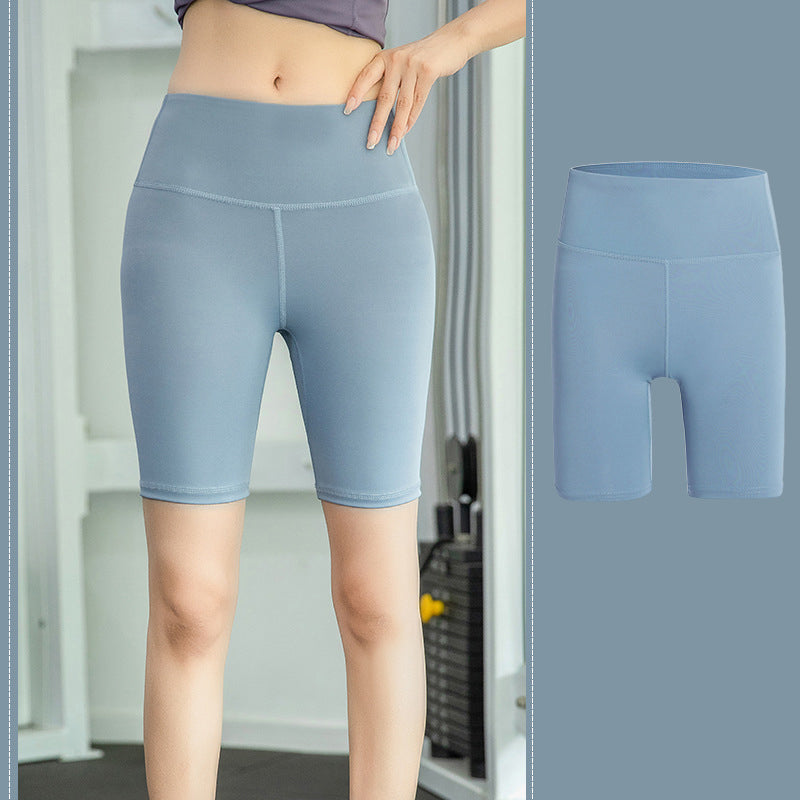 Skinny gymbroek met stretch en hoge taille