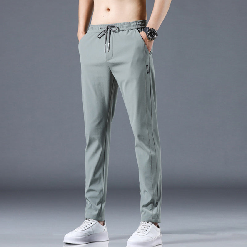 Vrijetijdsbroek van ijszijde voor heren