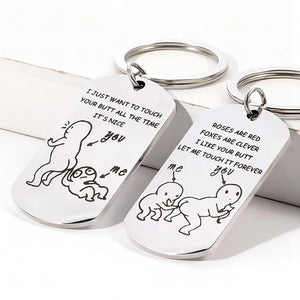 Ik hou van je kont grappige sleutelhanger