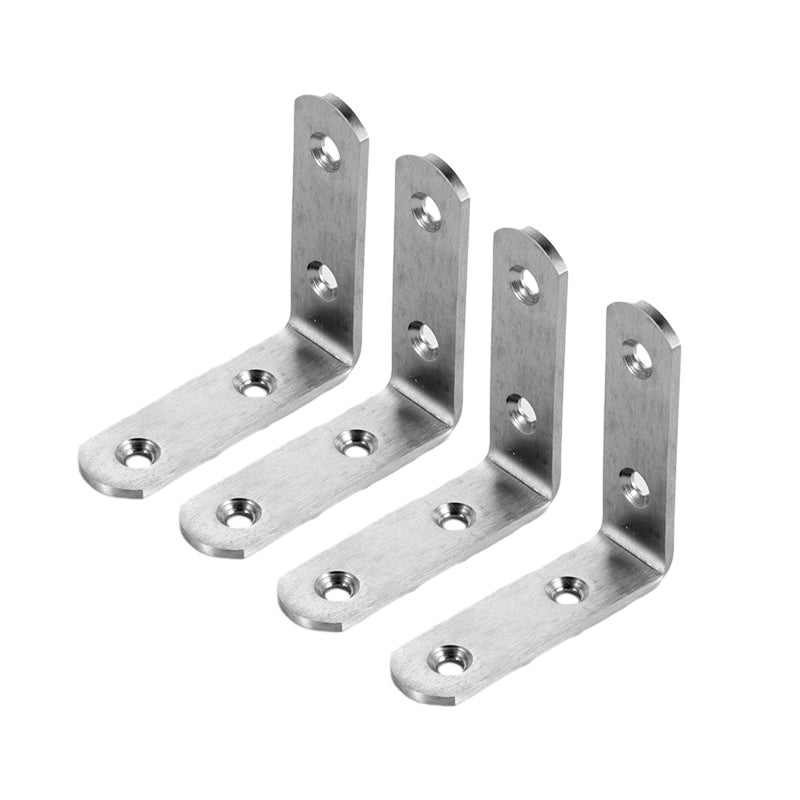 4-pack roestvrijstalen hoekbeugels