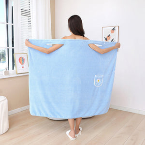 Sneldrogende absorberende water draagbare badjassen