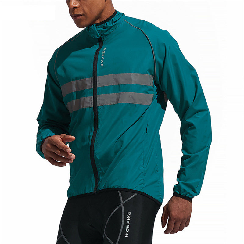 Windjack met lange mouwen voor fietsen