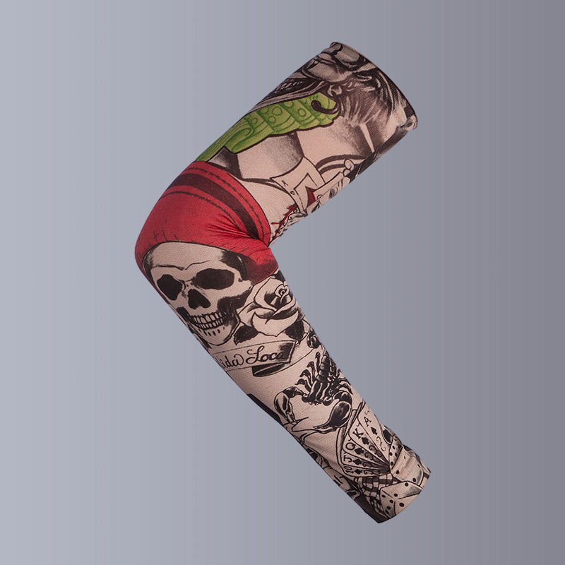 Mouwen in tattoo-stijl Zonnebrandcrème mouwen
