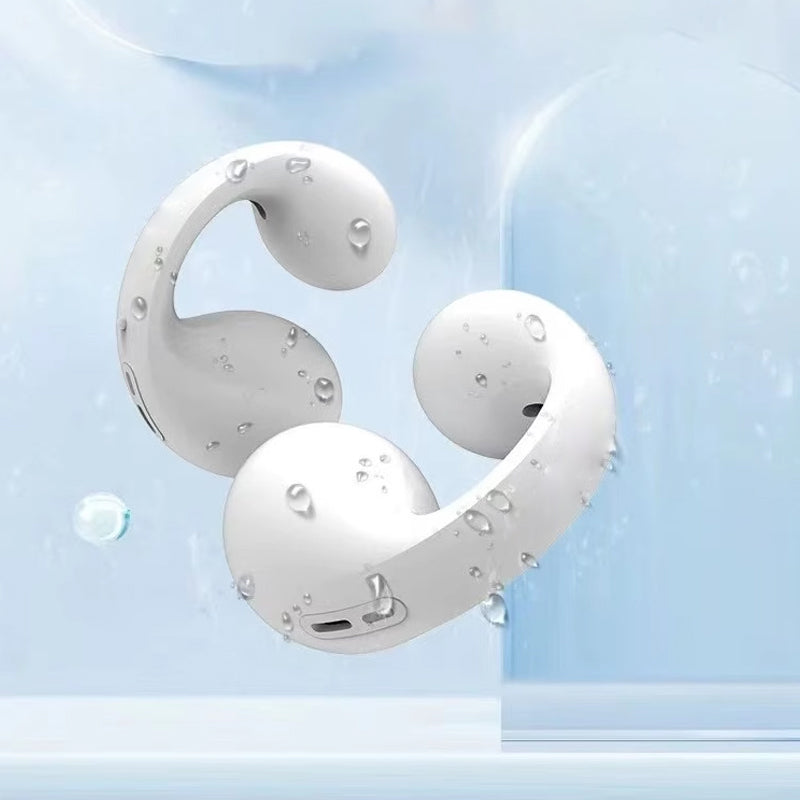 Draadloze Bluetooth-headset in het oor