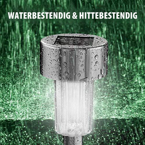 Zonne-tuinverlichting, 10 stuks