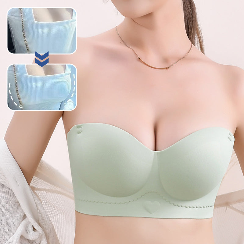 Naadloze push-up bh zonder beugel voor kleine borsten