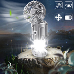 Producten LED-kampeerlamp voor buiten met ventilator