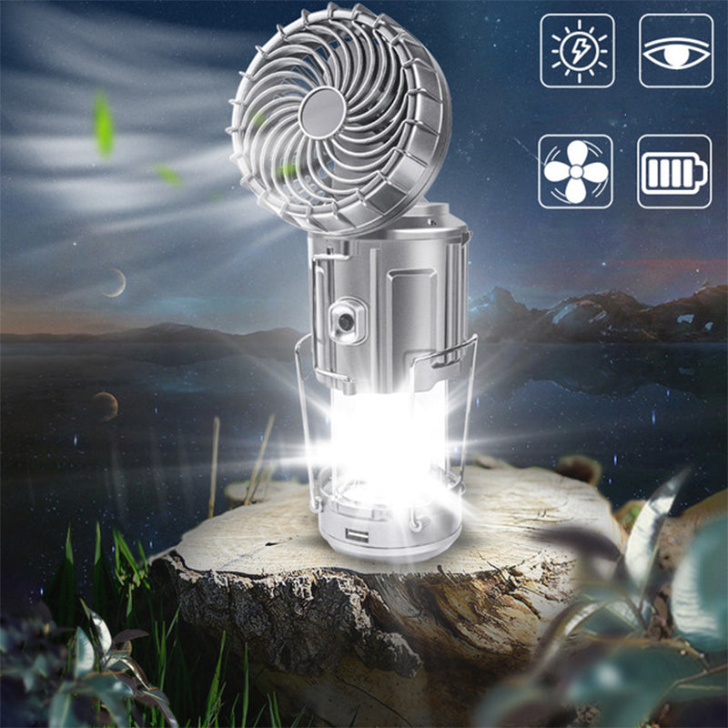 Producten LED-kampeerlamp voor buiten met ventilator