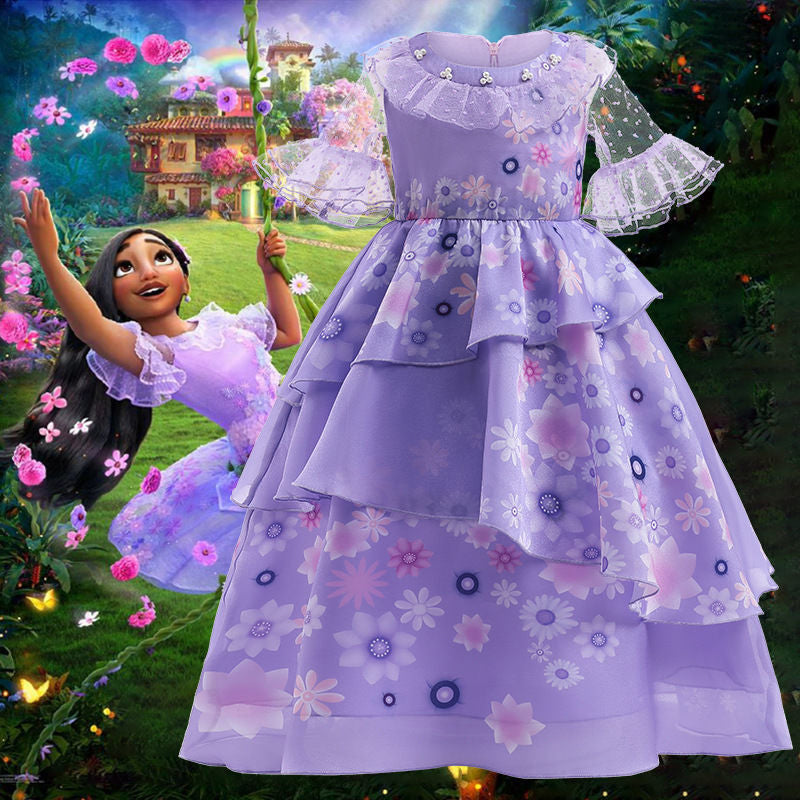 Meisjes Prinses Cosplay Ruche Tutu Jurk