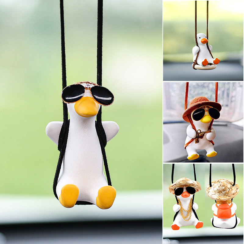 Auto vliegende eend hangend ornament