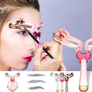 Stencil voor verstelbare wenkbrauw vormen