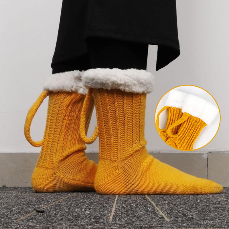 Grappige biermok gebreide handschoen sok muts set