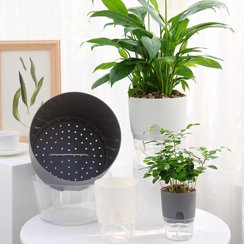 Zelfbewaterende hydrocultuur bloempot