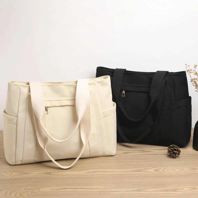 Waterdichte draagtas van canvas met grote capaciteit